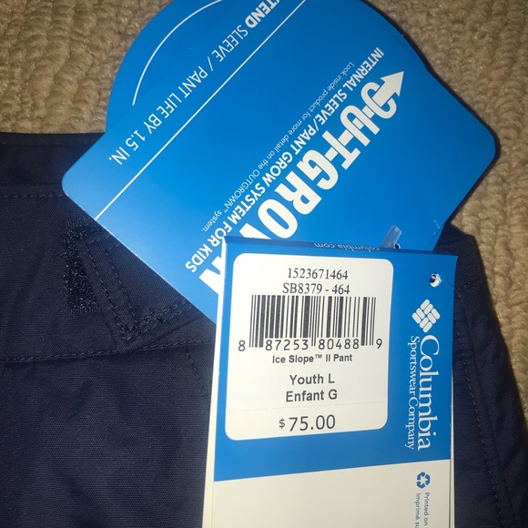 Columbia Navy Snow/Ski pants - Picture 2 of 2